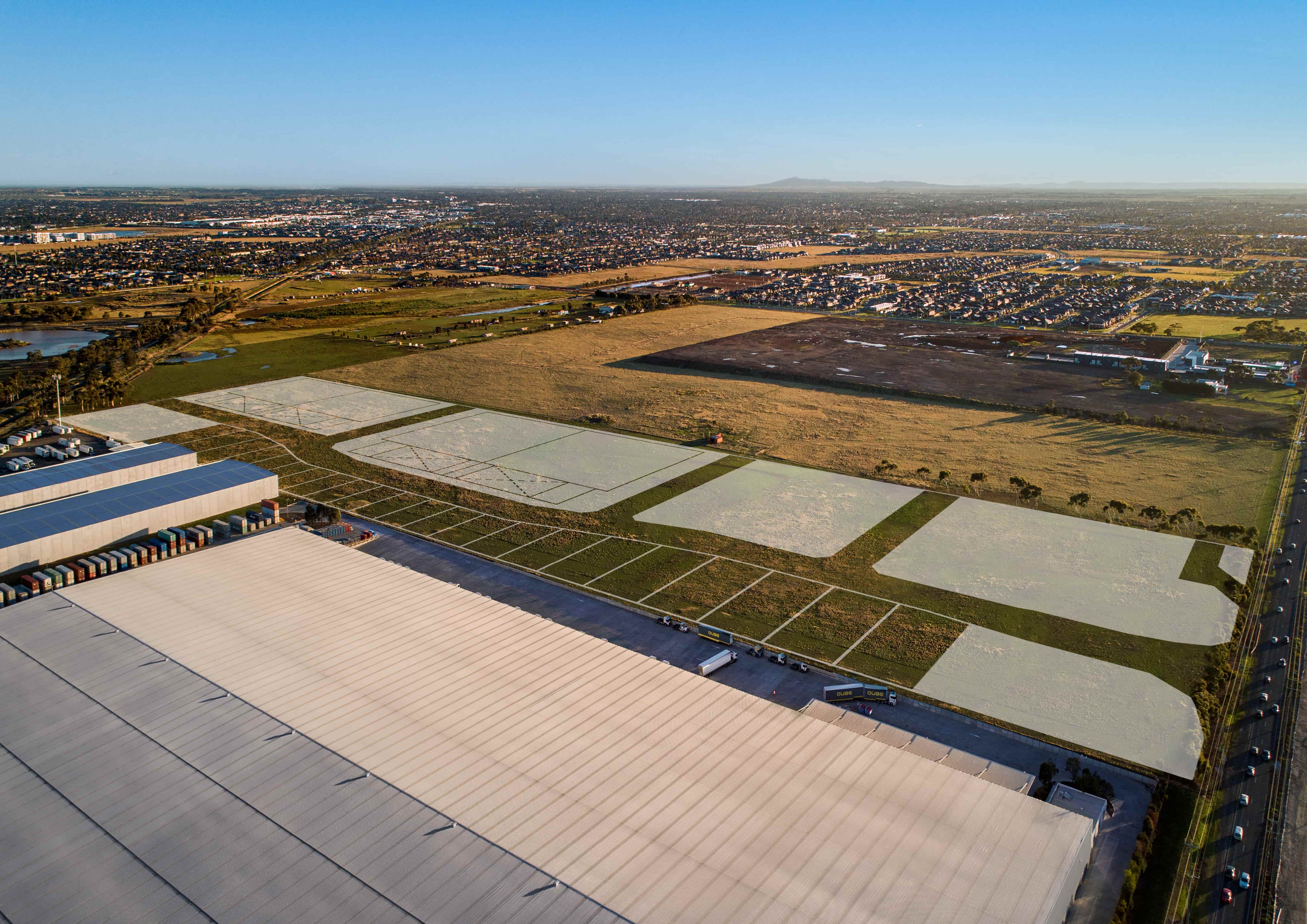 Leakes South East Aerial view