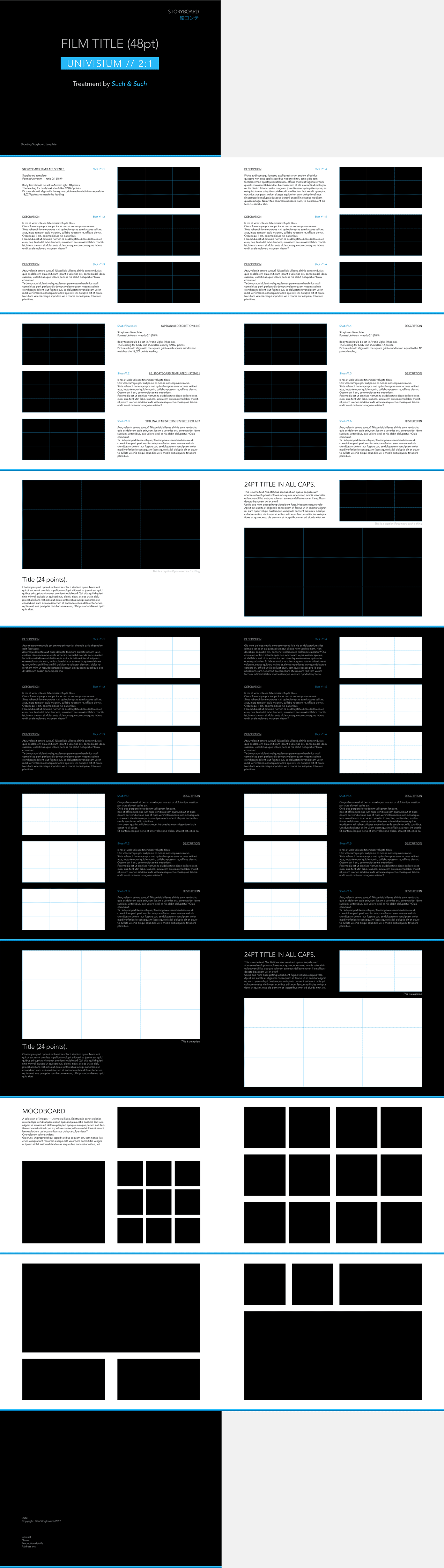 Film Storyboards