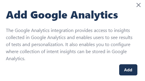 Add Google Analytics