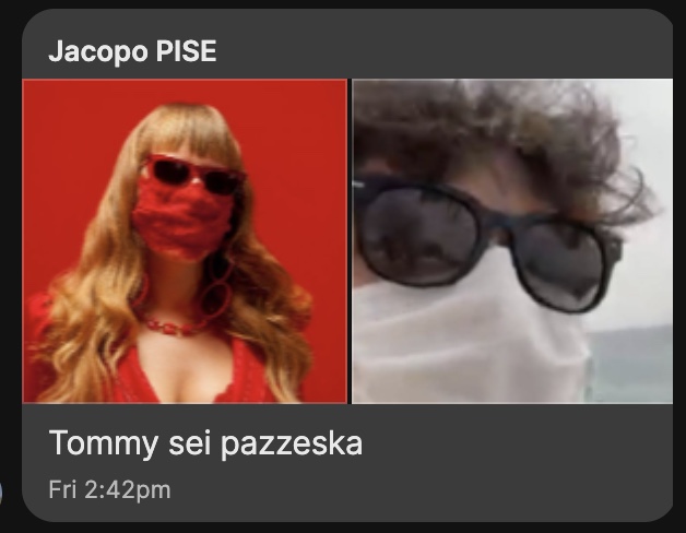 Tommi come My$$ Keta un amico mi scrive che sono uguale a Myss Keta