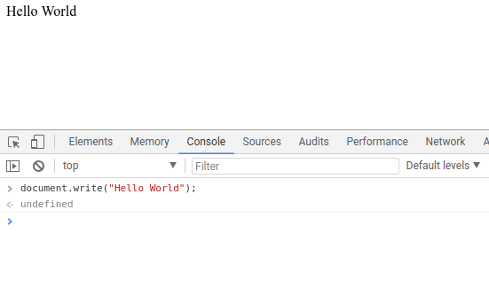 Write function in Javascript