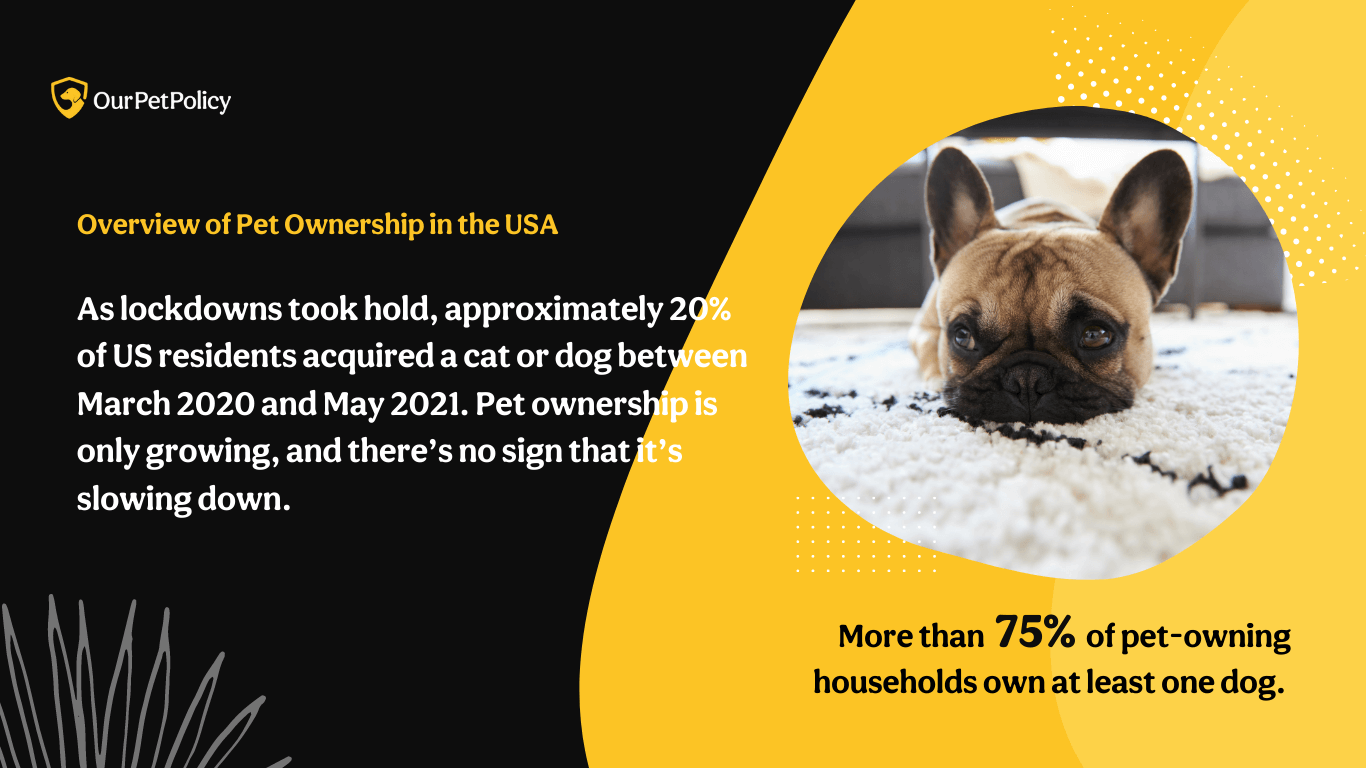 Pet-ownership continues to increase in the United States