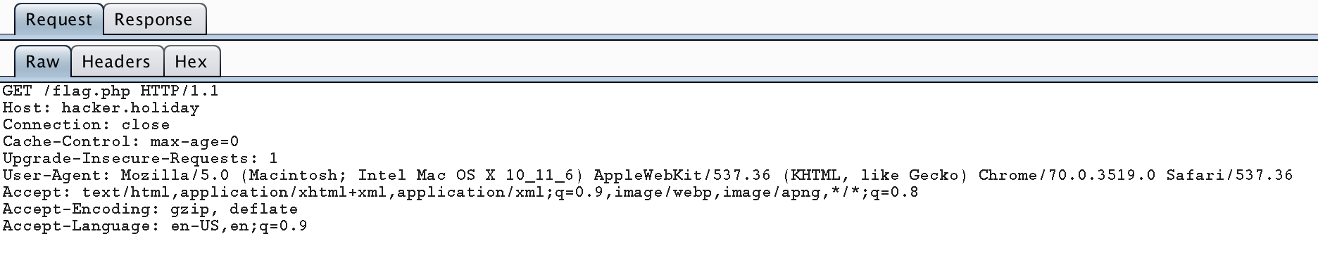 HackerOne - h1702 #HackerHoliday flag.php http get request