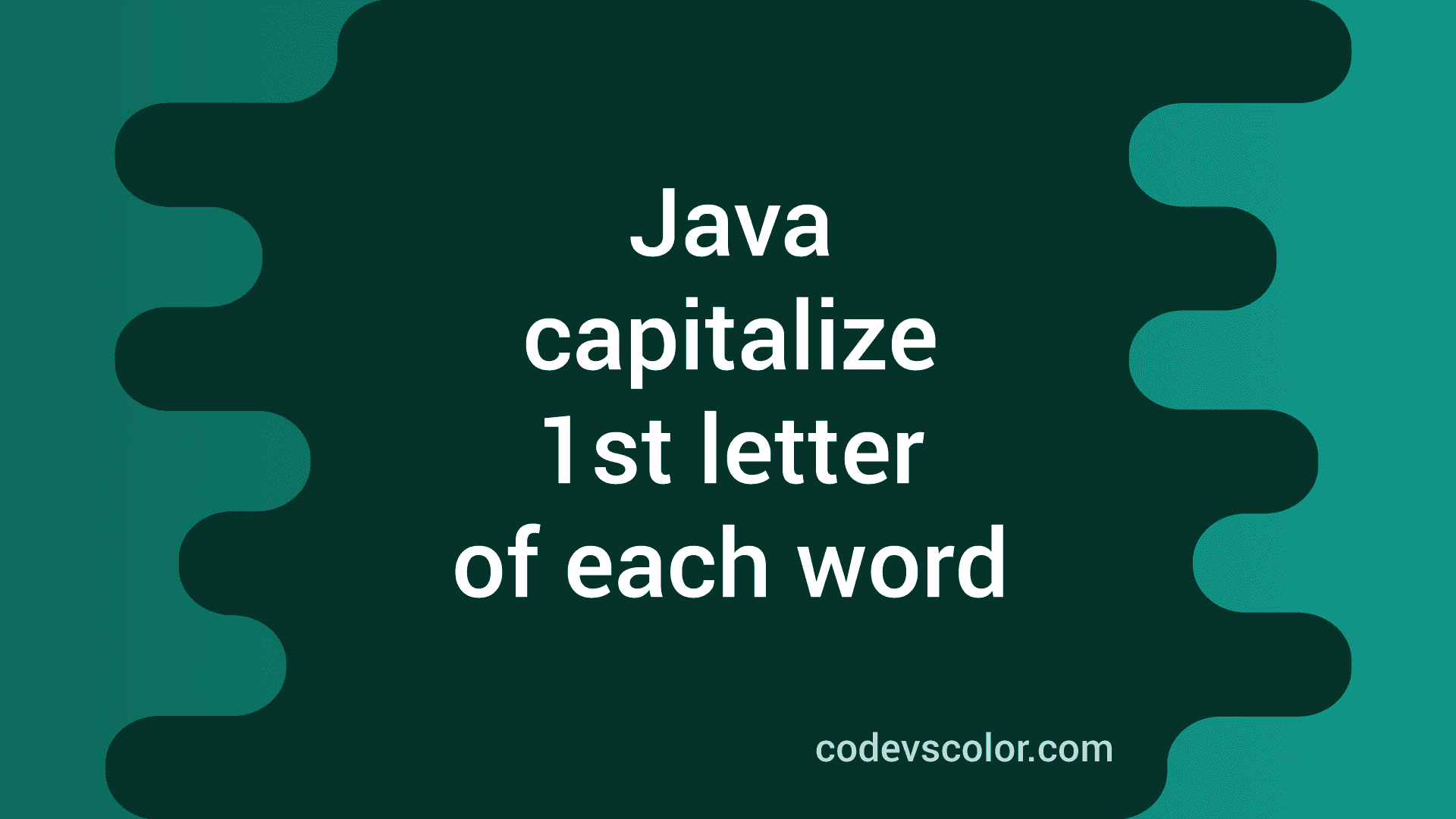 java-program-to-capitalize-first-letter-of-each-word-in-a-string