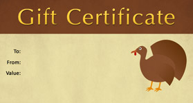 Gift Certificate Template Thanksgiving 01