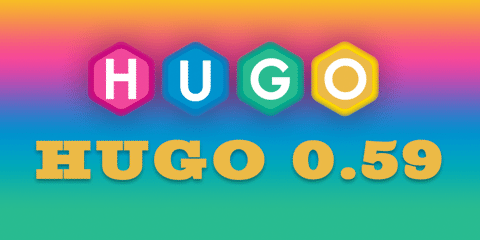 Featured Image for Hugo 0.59.0