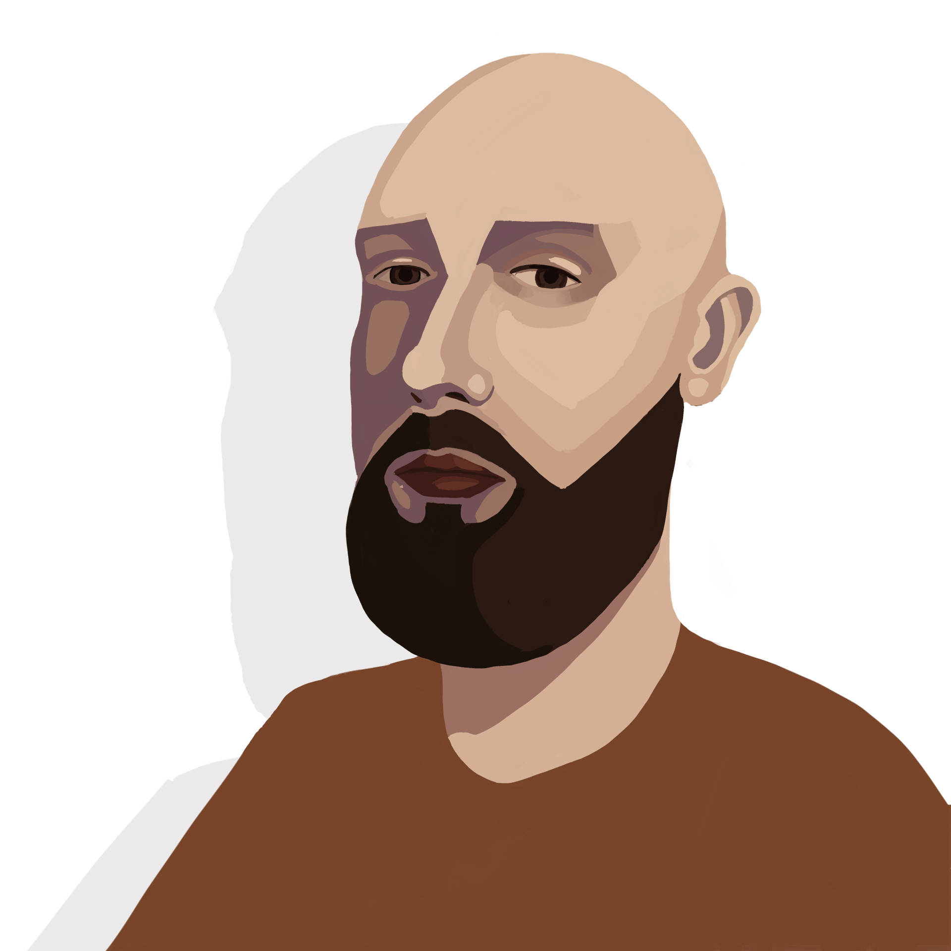 Paolo's profile image in illustration style