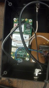 circuit board with wires GPS serial interface