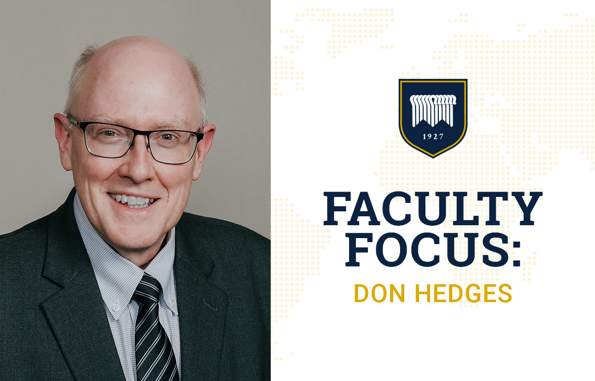 Faculty Focus: Don Hedges image
