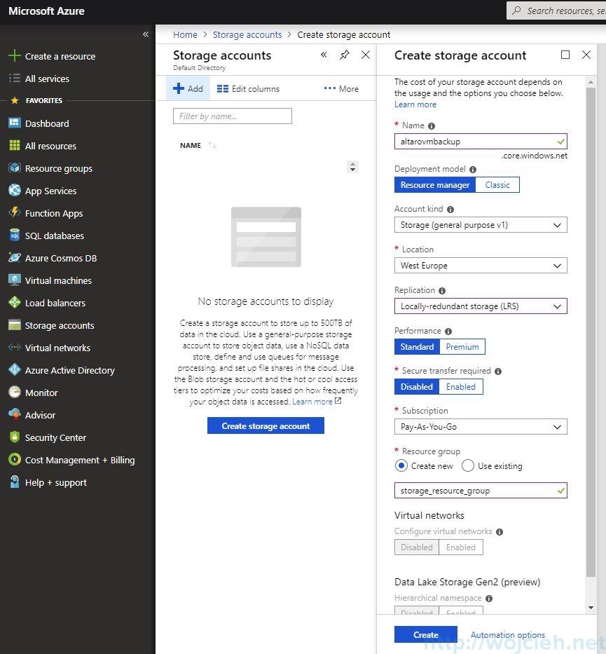 Send VMware backups to the cloud - Altaro Offsite Copies to an Azure Cloud Storage - 1