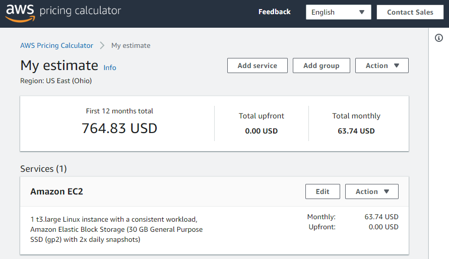 aws pricing instances