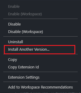 install another version