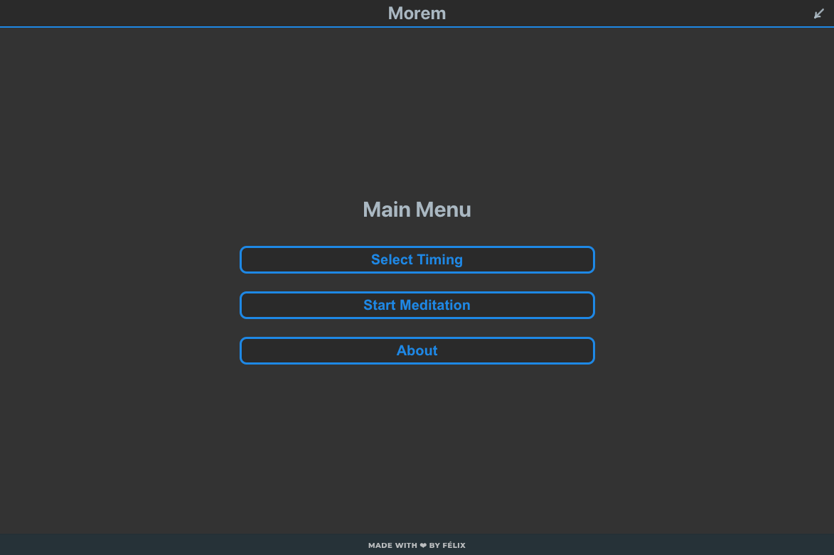 Screenshot of Morem