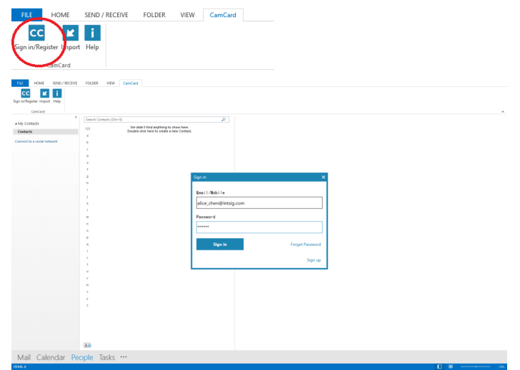 How To Sync CamCard With Outlook Covve