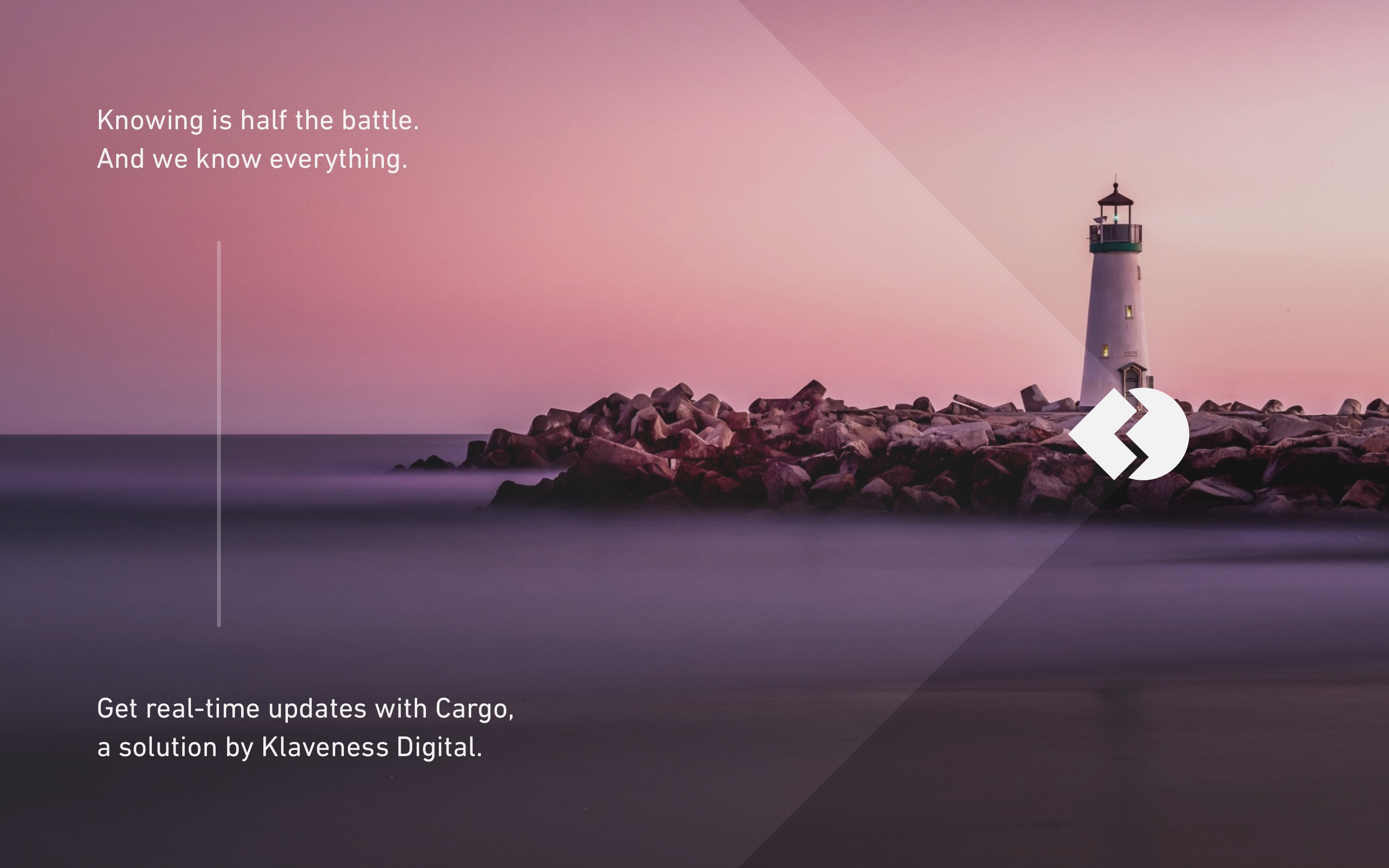 The icon with ad text on a photo of a lighthouse