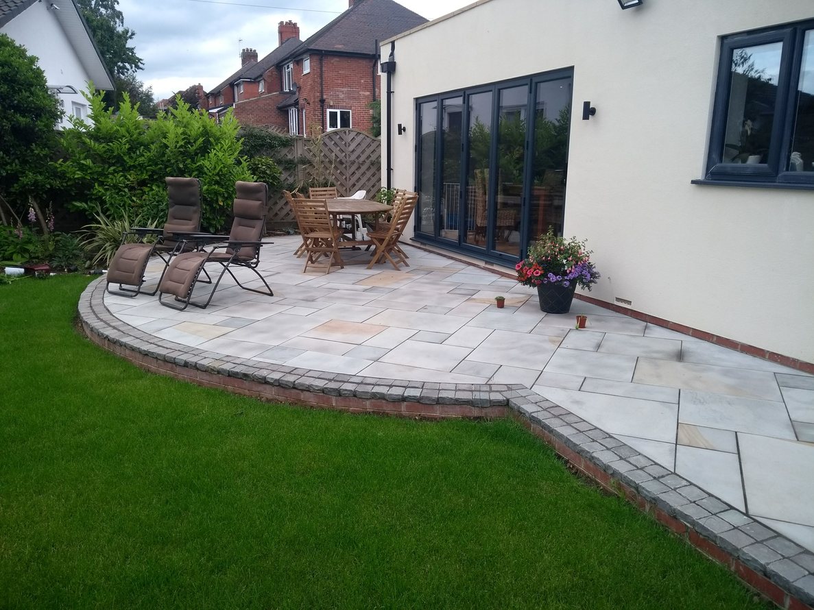 Large single storey rear extension,patio paving and internal refurbishment, Ripon