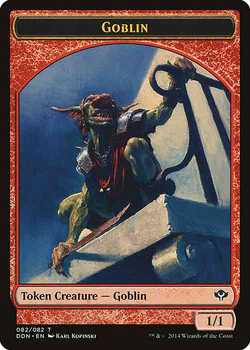 Goblin 1/1 MTG MAGIC MM Modern Masters English 4x TOKEN Goblin 1/1 