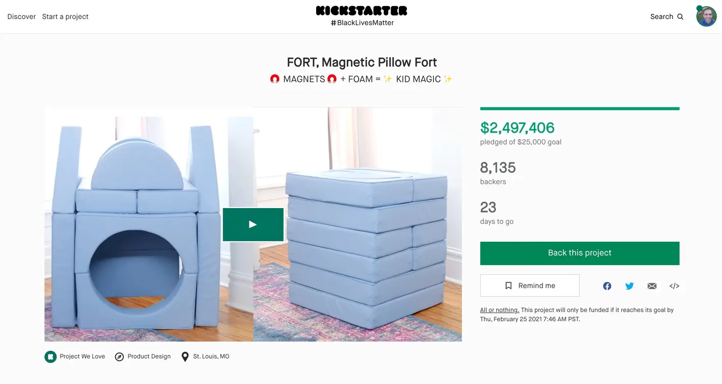 kickstarter 2 million
