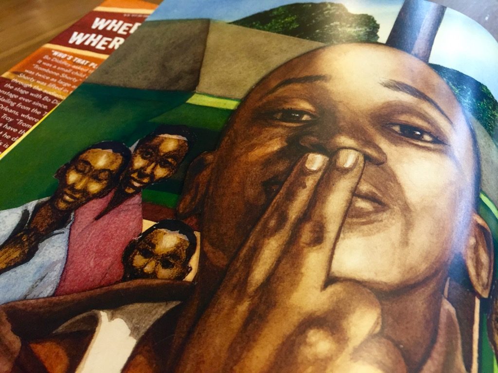 Artwork from the book Trombone Shorty