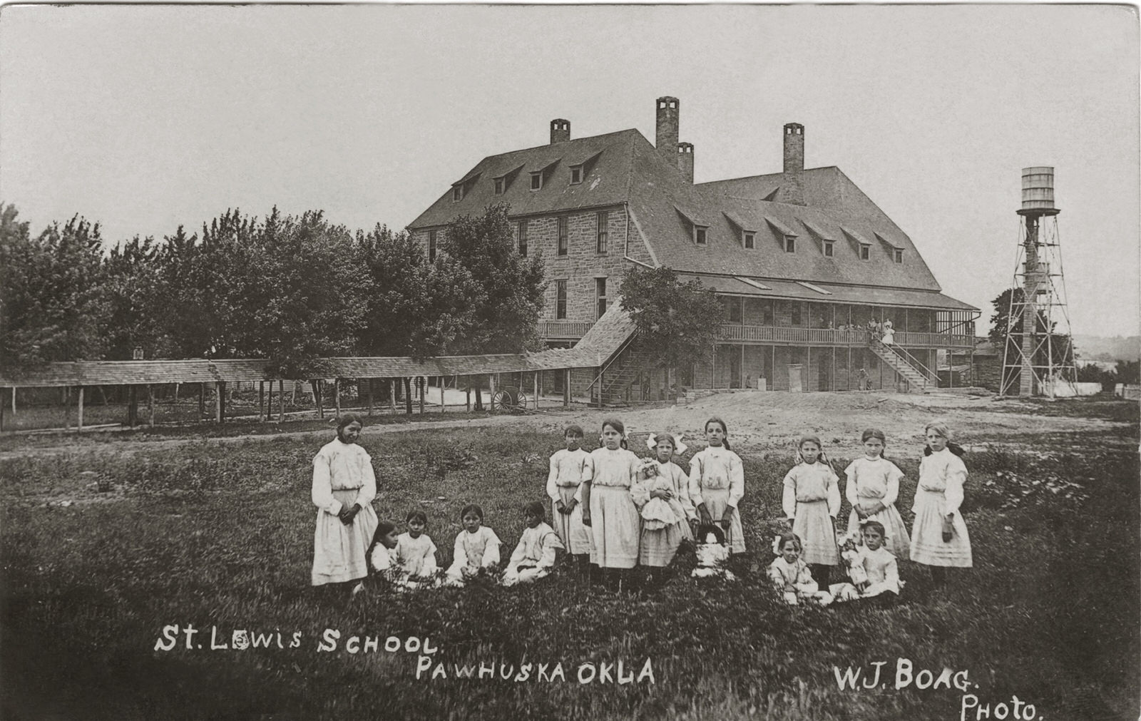Mollie was forced to attend the St. Louis School.