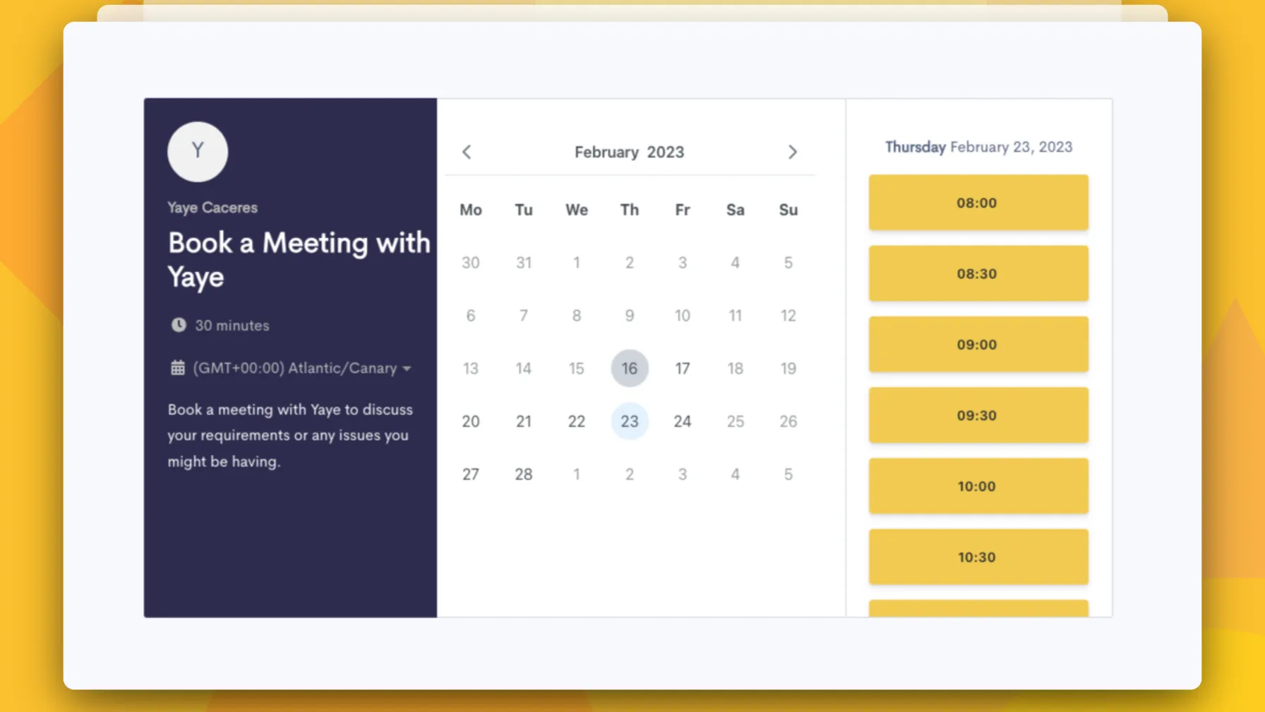 InboxPro - Calendar Schedule feature