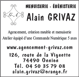 Menuiserie Ébénisterie Alain Grivaz