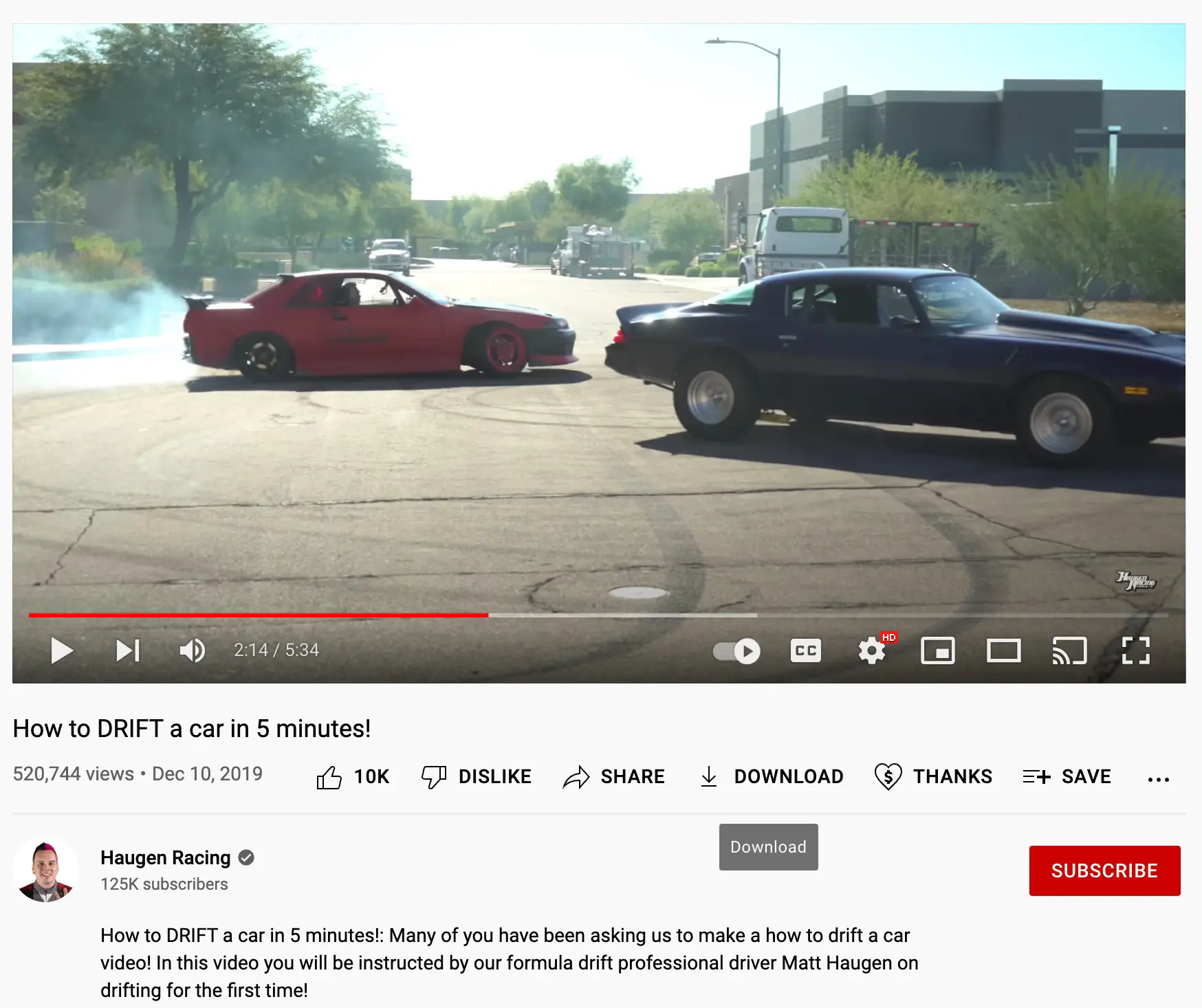 How to drift youtube video