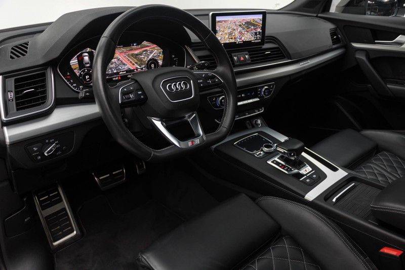 Audi SQ5 3.0 TDI 347pk Quattro Black Edition Panoramadak Luchtvering Valconaleder B&O Keyless ACC Navi-High Matrix Camera 21"Performance Pdc Verlengde fabrieksgarantie afbeelding 17