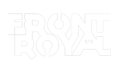 The logo for my band, Front Royal.