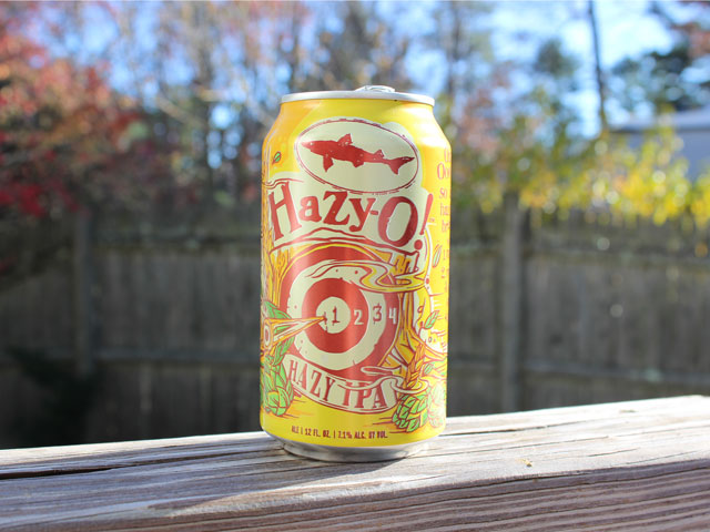 Hazy-O!, a Hazy IPA brewed by Dogfish Head Brewery