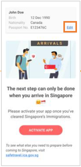 My safe travel singapore