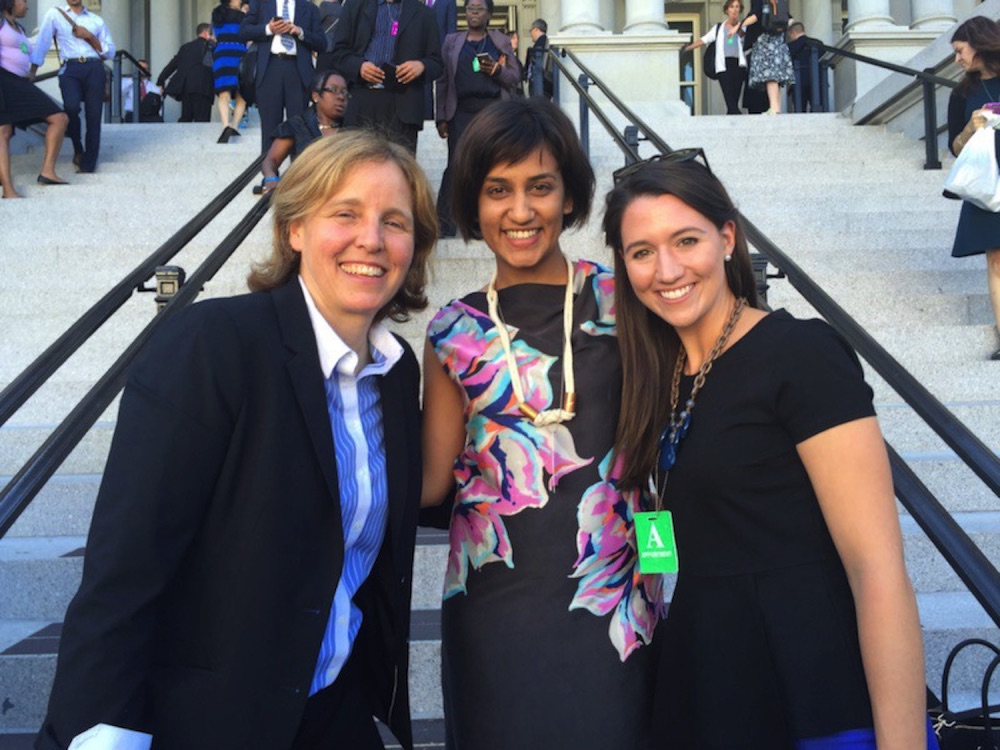 Megan Smith, Sam Kapila, and Jessica Mitsch at The White House