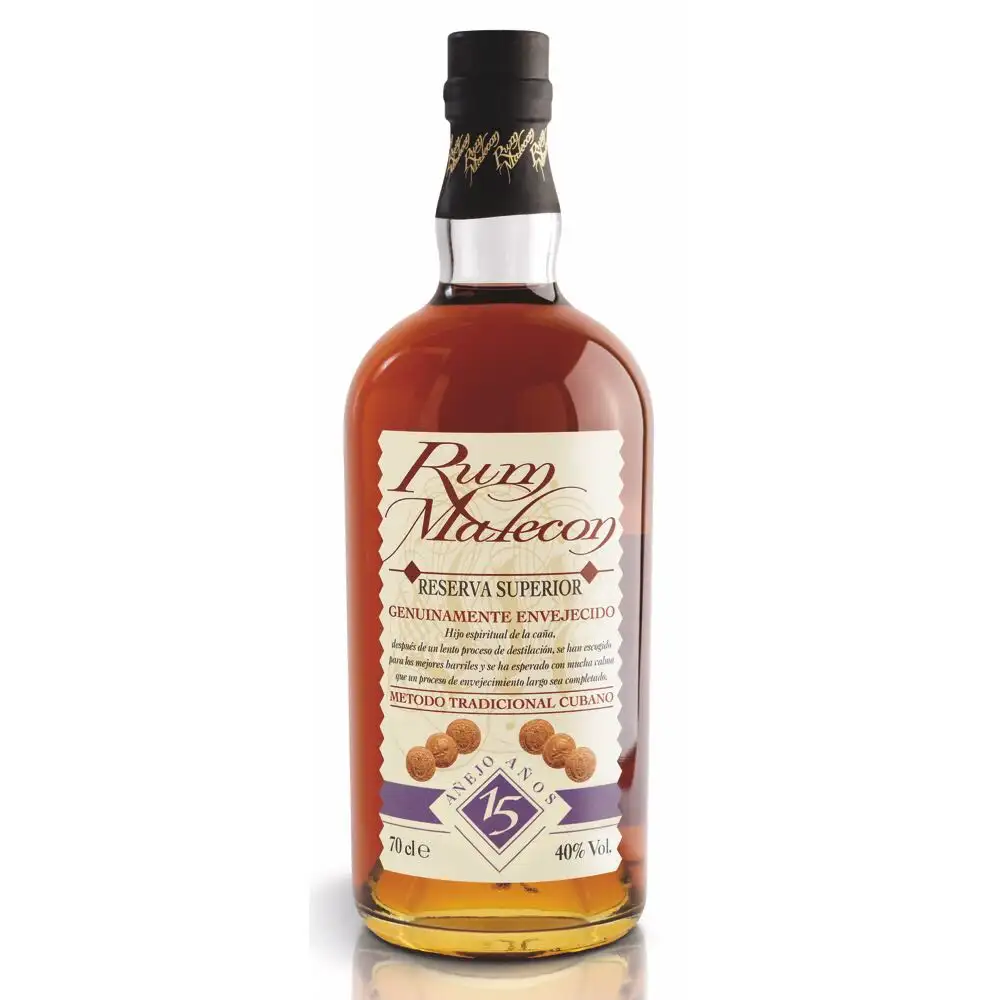 Image of the front of the bottle of the rum 15 Years - Reserva Superior