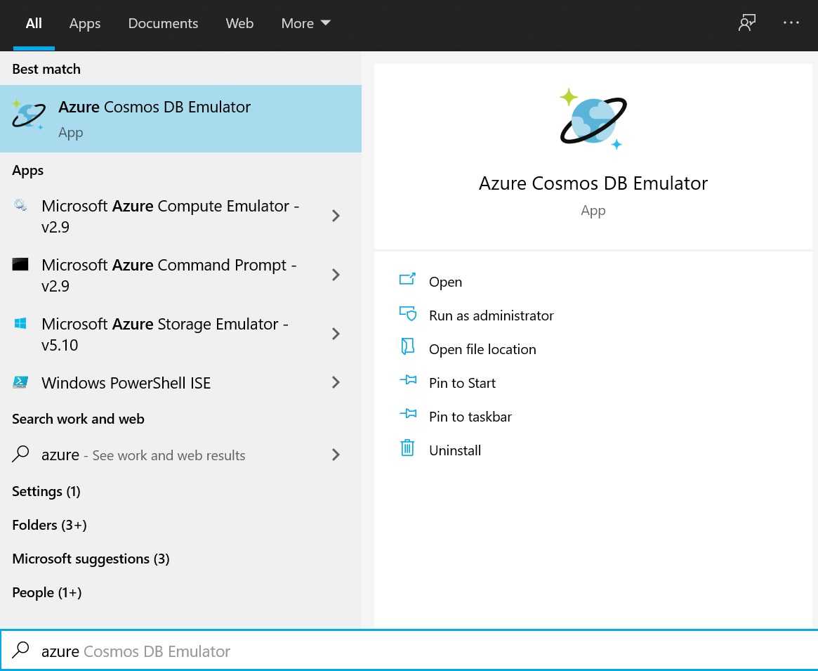 Windows azure emulator что это