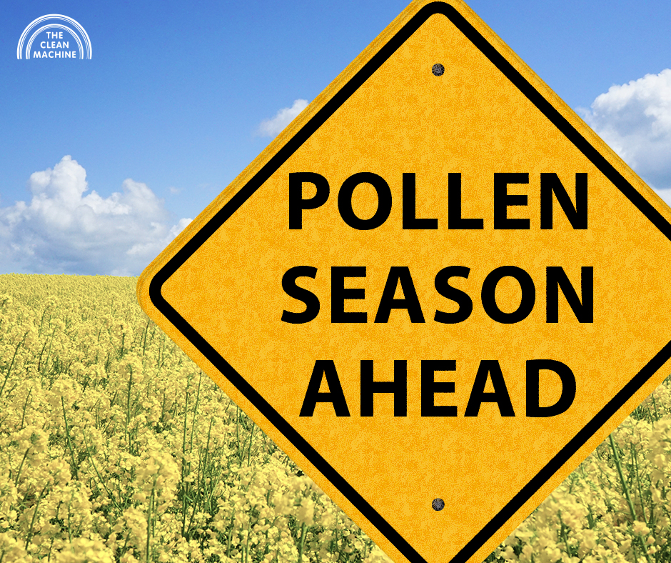 The Clean Machine Pollen Season Ahead Facebook Post