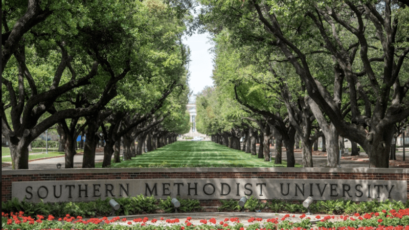 Southern Methodist University campus.