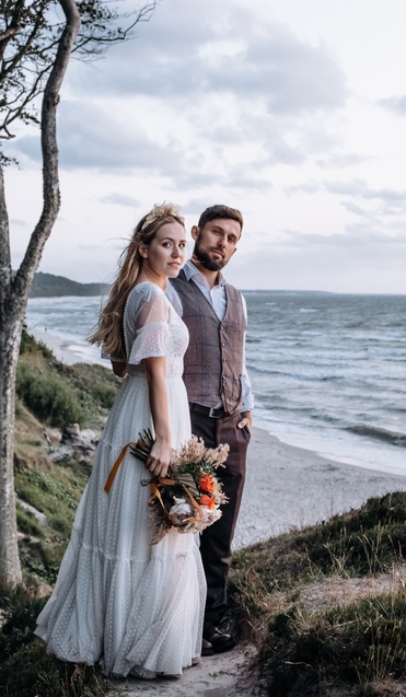 Zdjęcia ślubne w Poddąbiu nad Bałtykiem