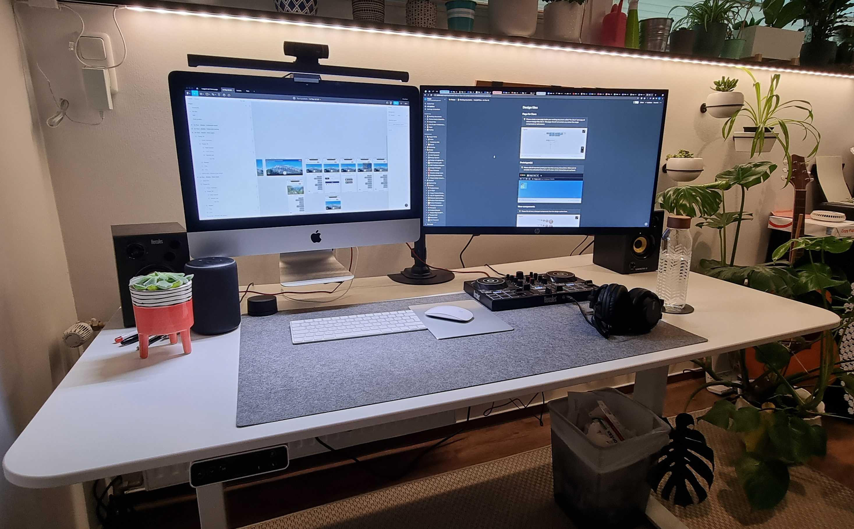Florian's remote, home office set up