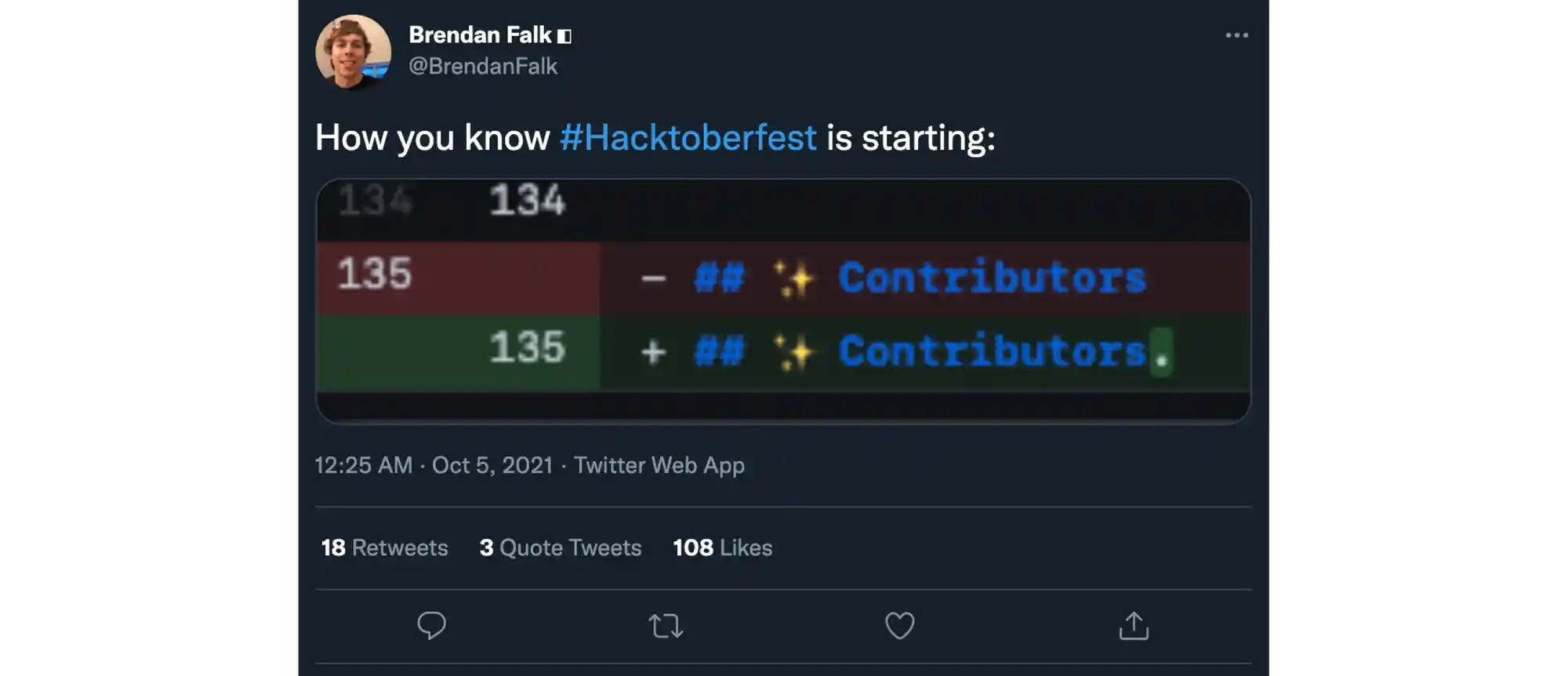 Hacktoberfest is starting meme