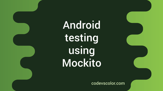 Biblioteca Mockito pentru Android demo conturi opțiuni binare
