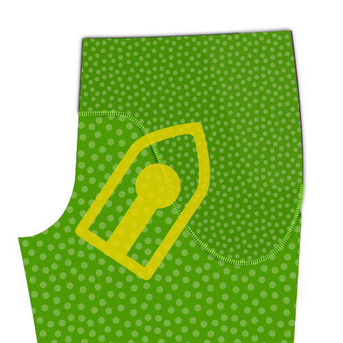 Press the front pocket