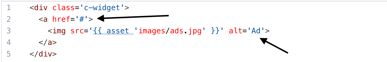 Advertise Widget Code