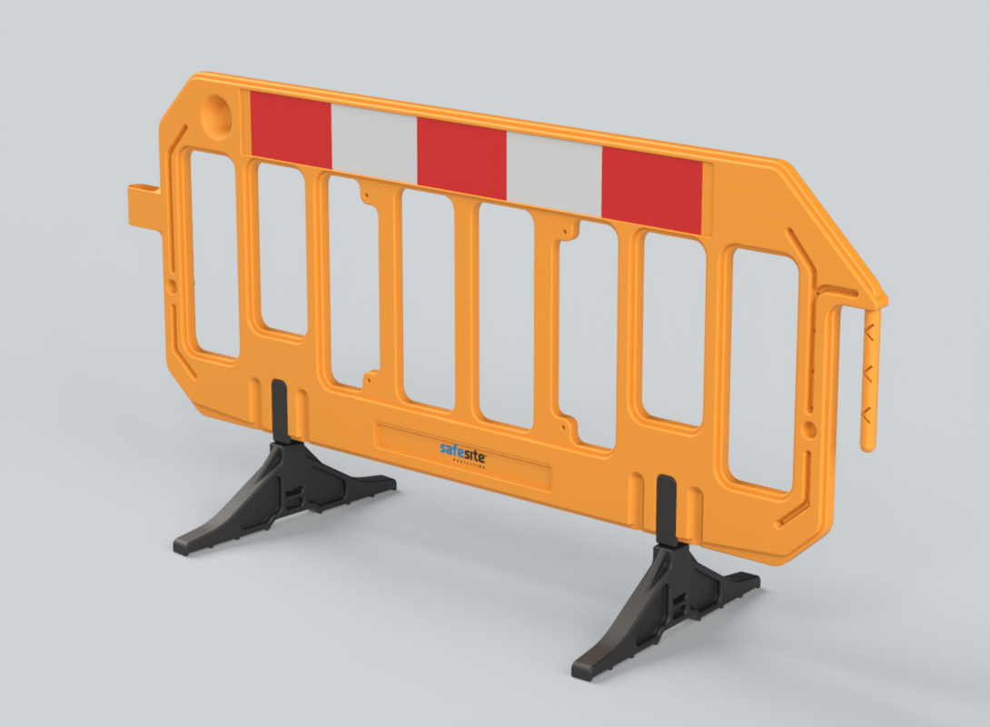 Orange gate barrier