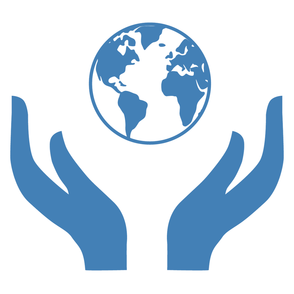 two hands holding the world up as a way to promote social good