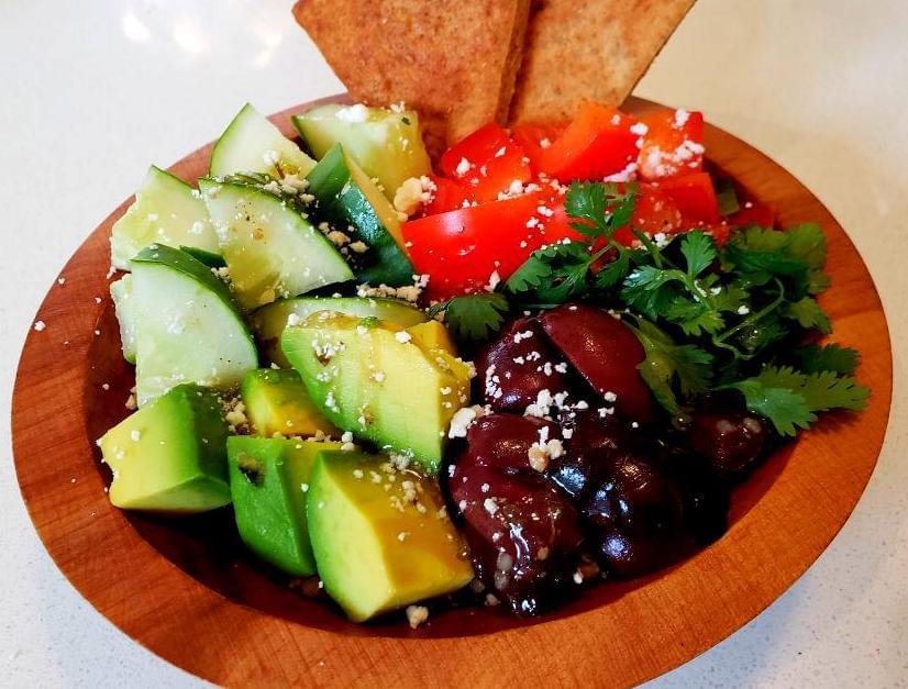 Mediterranean quinoa bowl