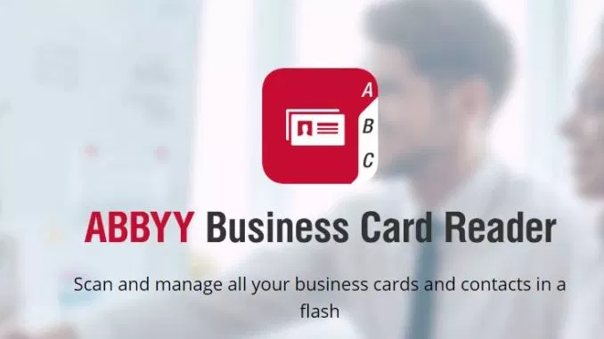 abbyy business card reader pro apk free