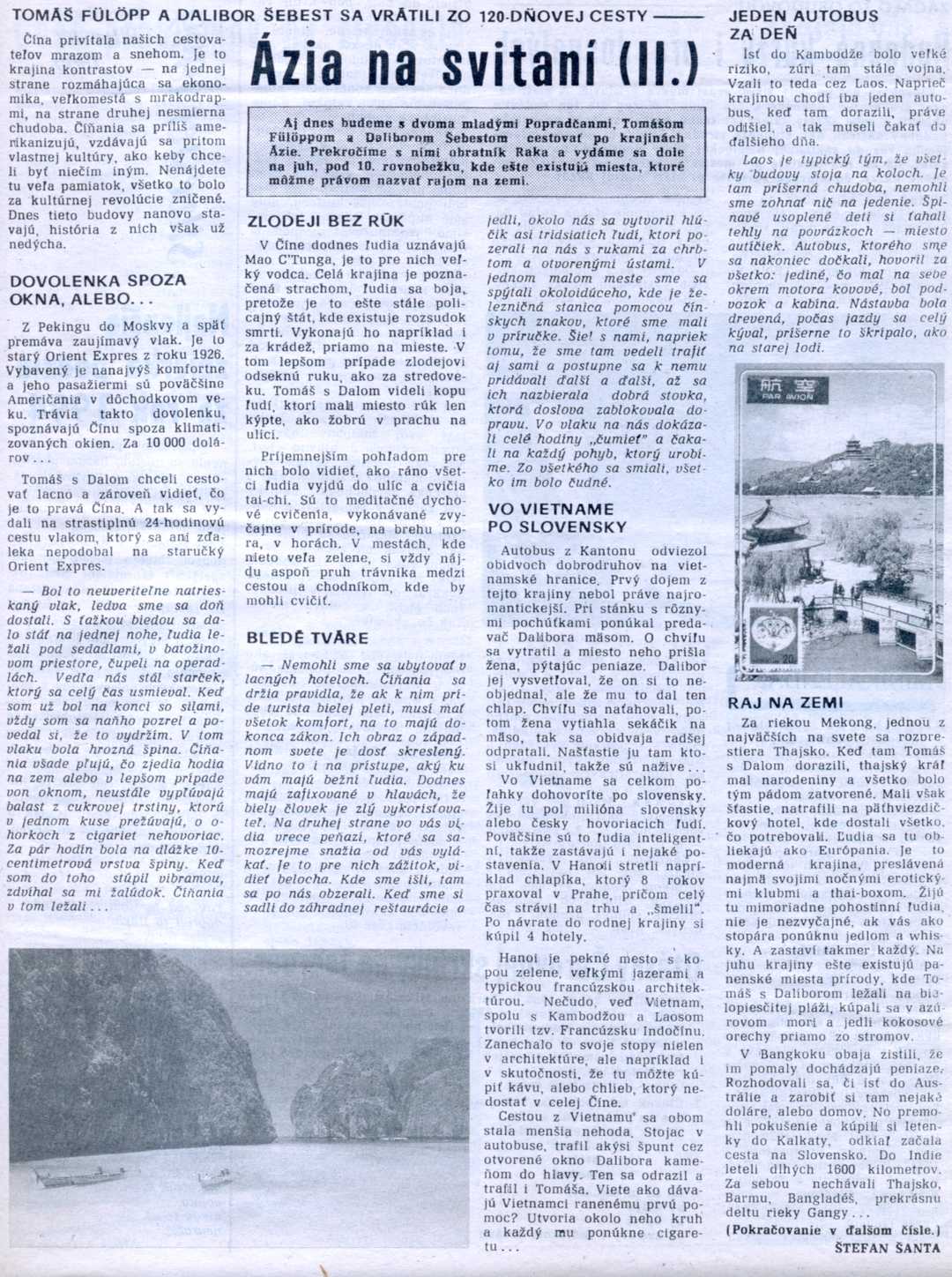 Poprad, č. 12, 14. februára 1995 Noviny Poprad: Ázia na svitaní (II.)