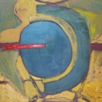 Madis Kuningas, Estonia. ”Cloc-Boba” (three pieces) 2001. Canvas, oil, 42x59cm Madis Kuningas, Estonia. ”Cloc-Boba” (three pieces) 2001. Canvas, oil, 42x59cm