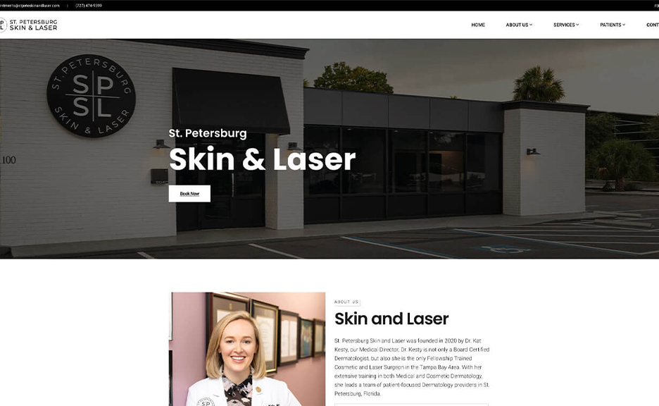 St. Petersburg Skin and Laser Website