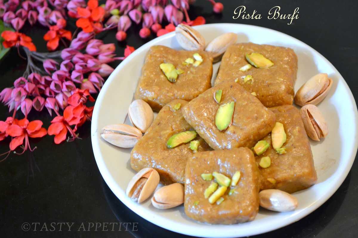 Pista Burfi | Diwali Sweet | Tasty Appetite